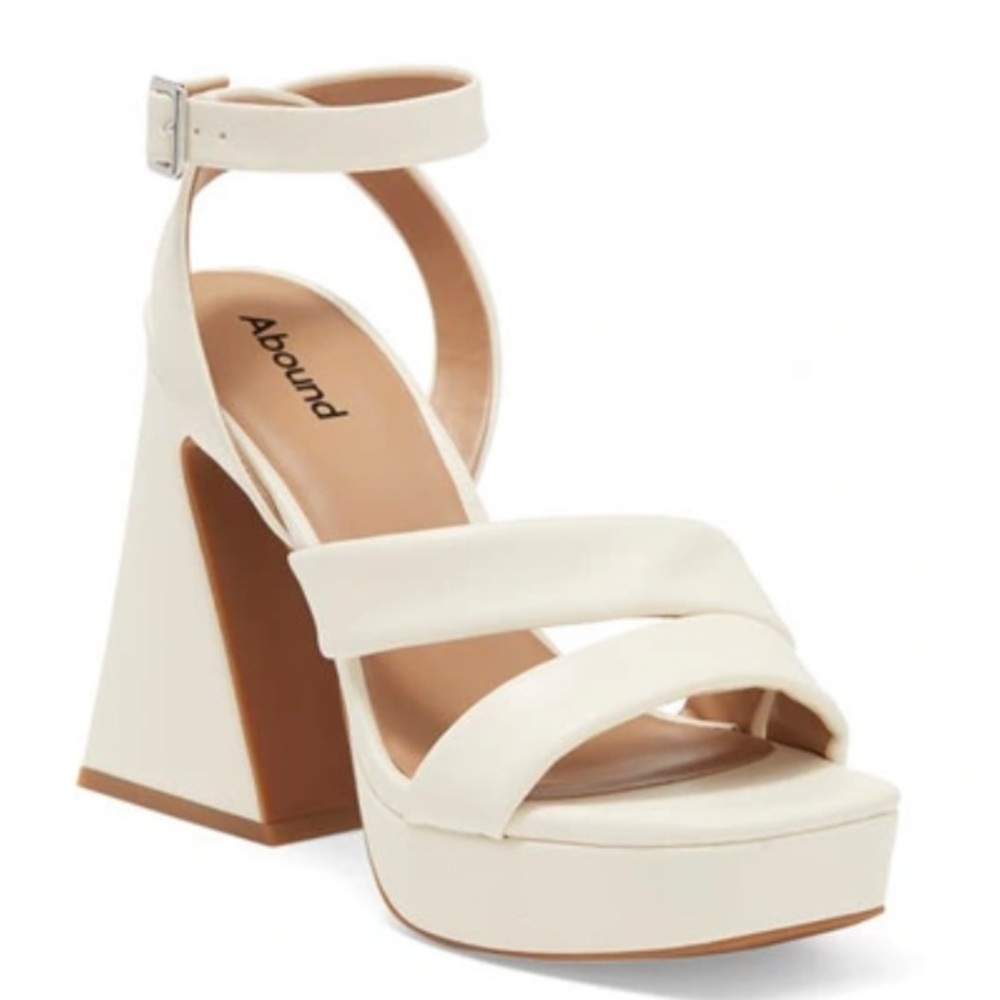 Abound Cream Platform Sandals